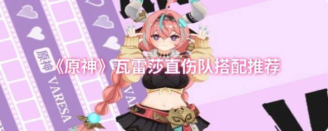 原神瓦雷莎雷直伤队相关配图1