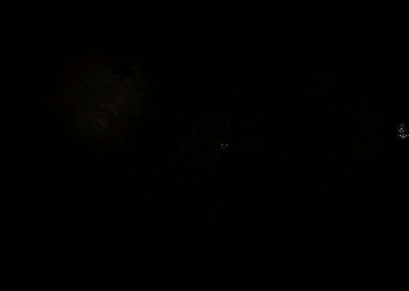 《刺客信条：影》地图中绿风所在区域特写