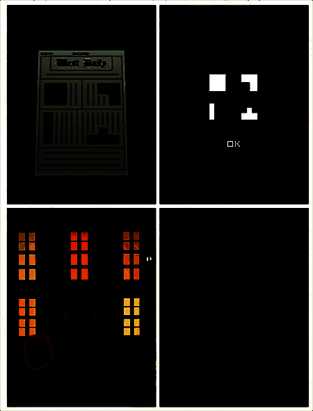 游戏中打开房门相关画面
