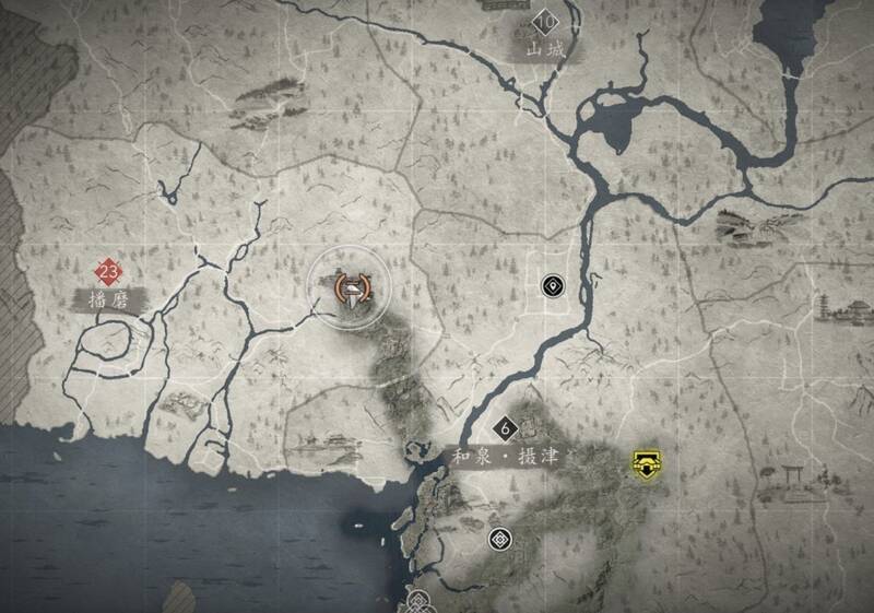 暗影武士刀位置一号标点示意图