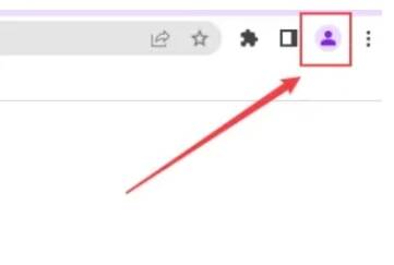 点击谷歌浏览器右上角用户图标后的下拉菜单