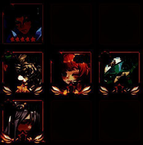 闪烁之光SP白虎队阵容搭配示意图