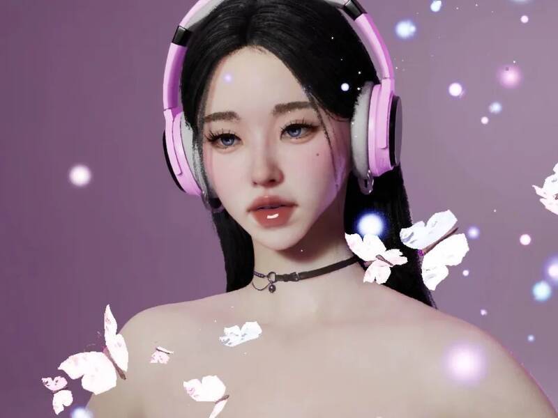 《inZOI》美女主播捏脸参考图1