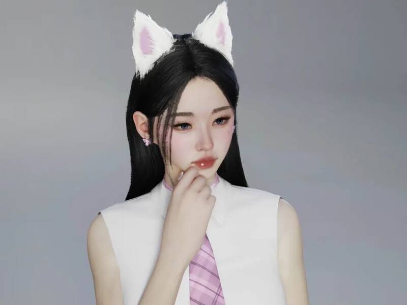 《inZOI》美女主播捏脸参考图5