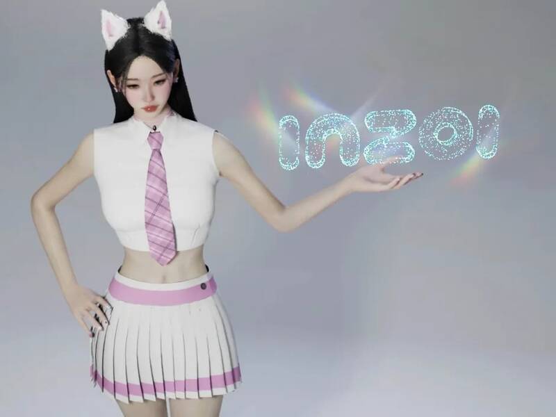 《inZOI》美女主播捏脸参考图6