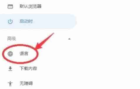 谷歌浏览器高级设置及语言选项图片