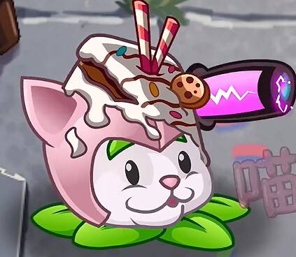 魔法猫咪蛋糕装扮侧面图