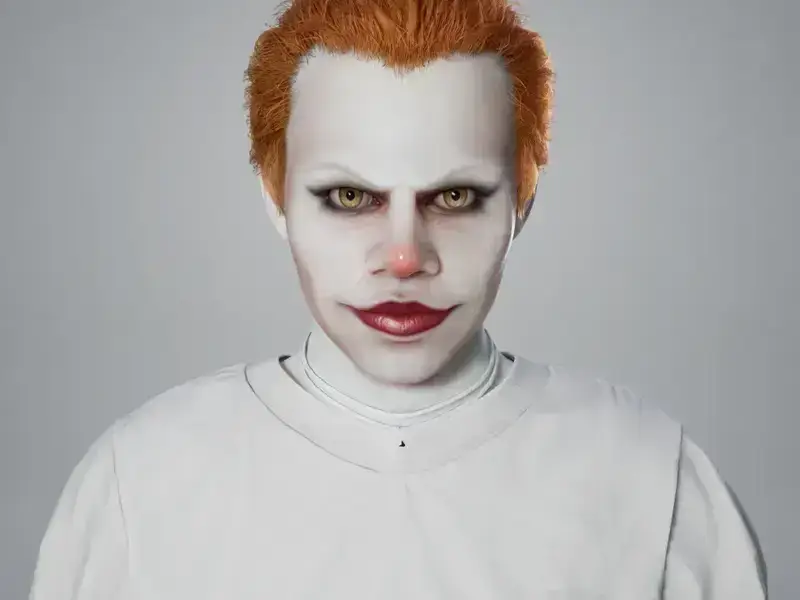 inZOI小丑回魂脸捏脸示例图2