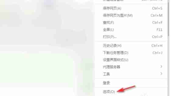 360极速浏览器设置选项