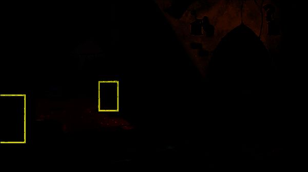 喷泉右方花瓶和墙角金币位置图