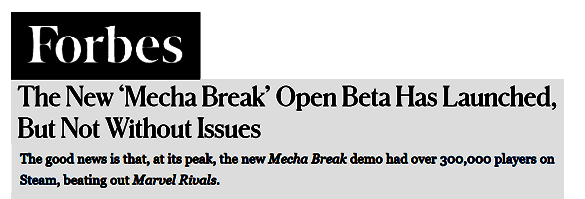 福布斯对《解限机》评价相关图片