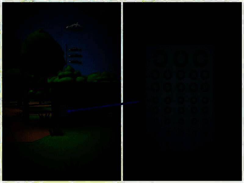 院子墙上视力表图片