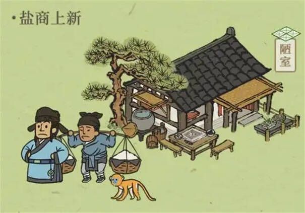 江南百景图中闲人相关画面