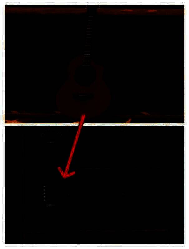 酒馆吉他及马棚蓝色柜子抽屉图