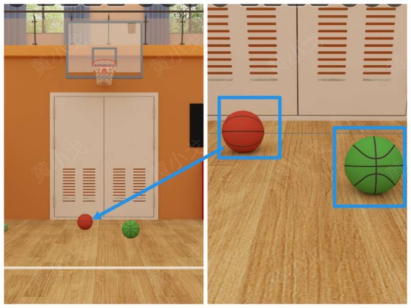 掉落篮球线索图