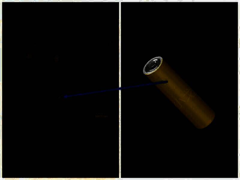 打开抽屉获得电池画面