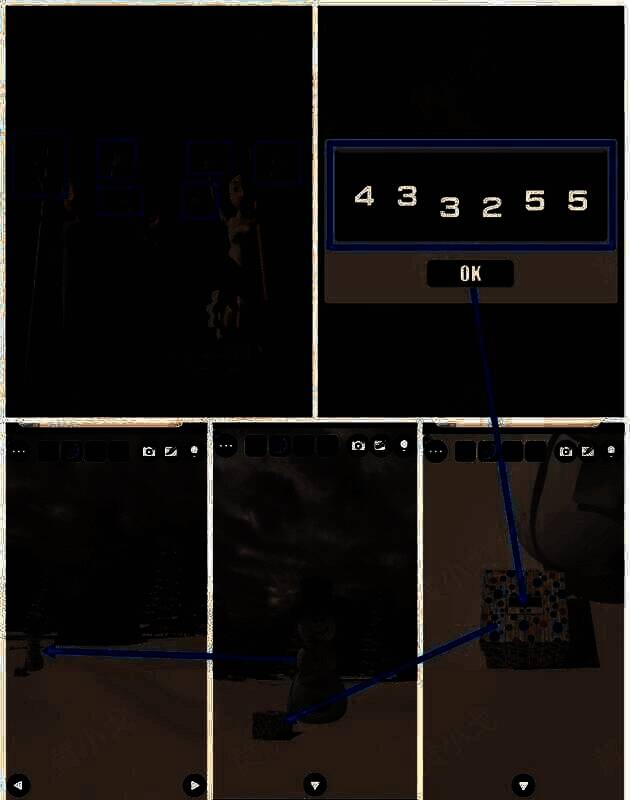 雪人旁盒子及全家福线索图