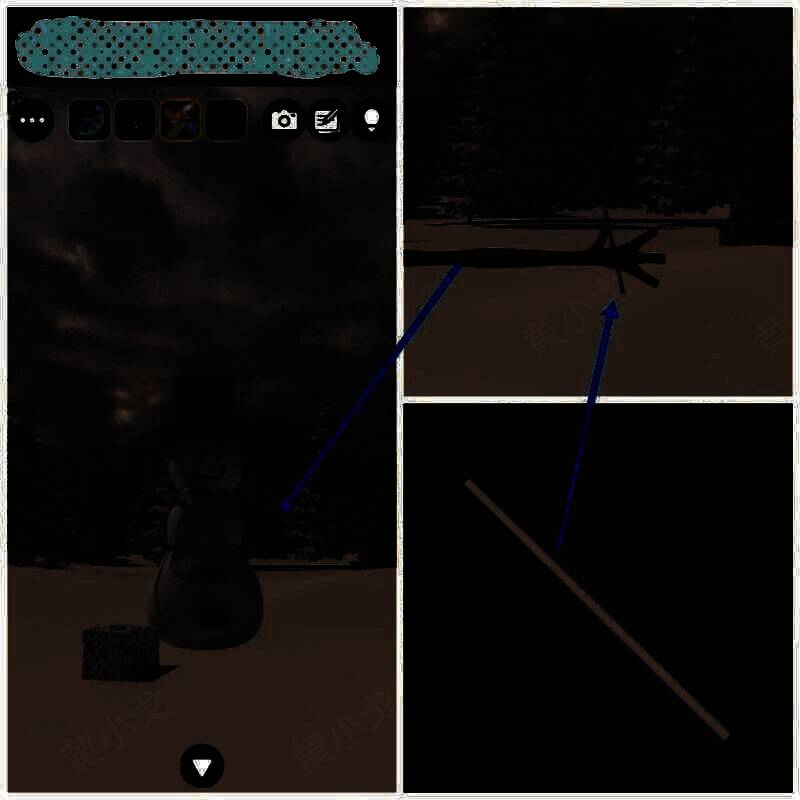 获取雪人手上木棍图