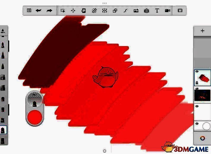 使用涂抹笔后的效果展示