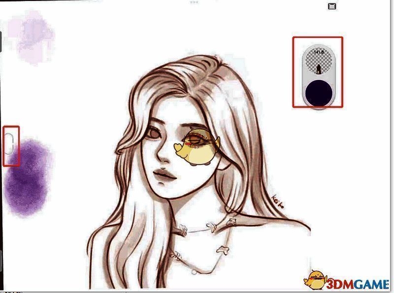 SketchBook隐藏界面图