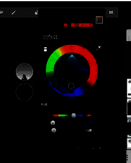 sketchbook颜色编辑器在哪儿?sketchbook怎么把颜色调出来? SketchBook调色盘界面示例图