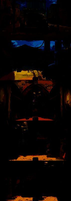 集市中与路人对话画面