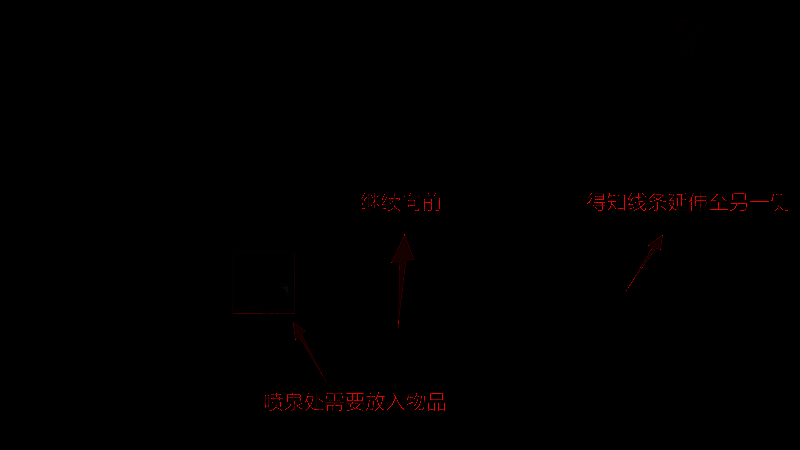 月门白色线条信息图