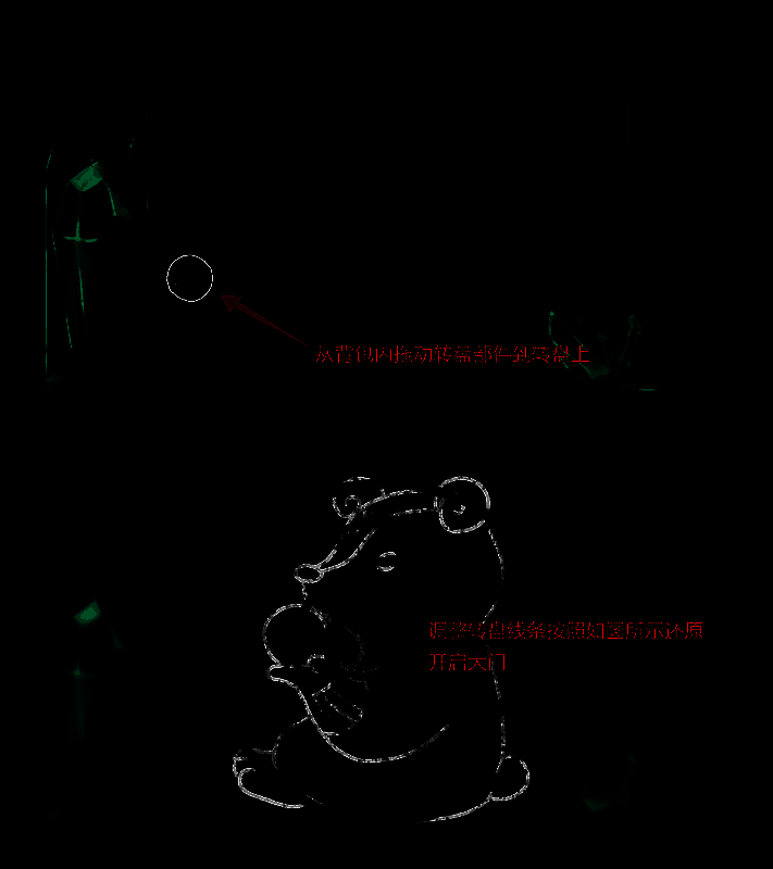 还原转盘开启密室图