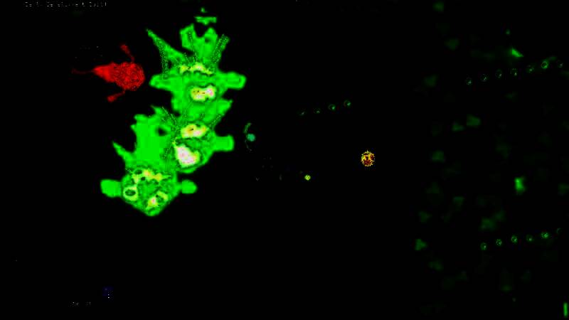 玩家迎战巨型生物画面