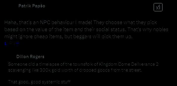 《天国：拯救2》狗子吃过期食物暴毙场景