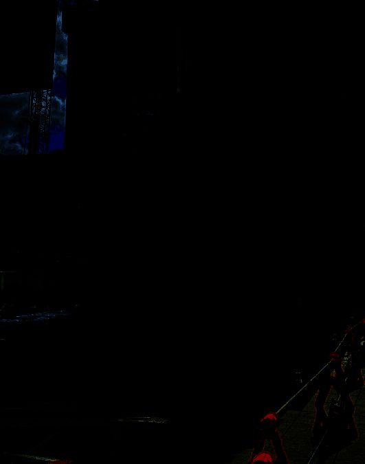 日本街头《我的世界》风绿化树近景1