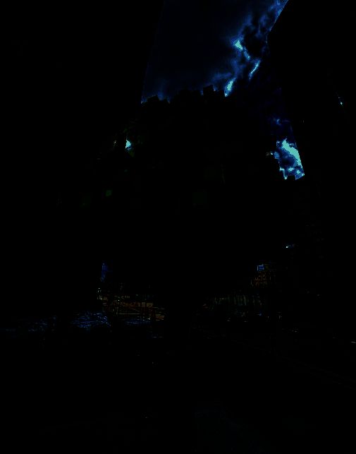 日本街头《我的世界》风绿化树近景2