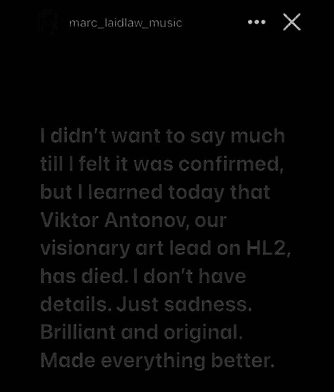 Marc Laidlaw证实消息的截图