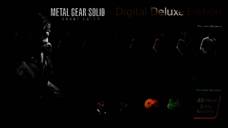 《合金装备3：重制版》豪华版抢先体验宣传图