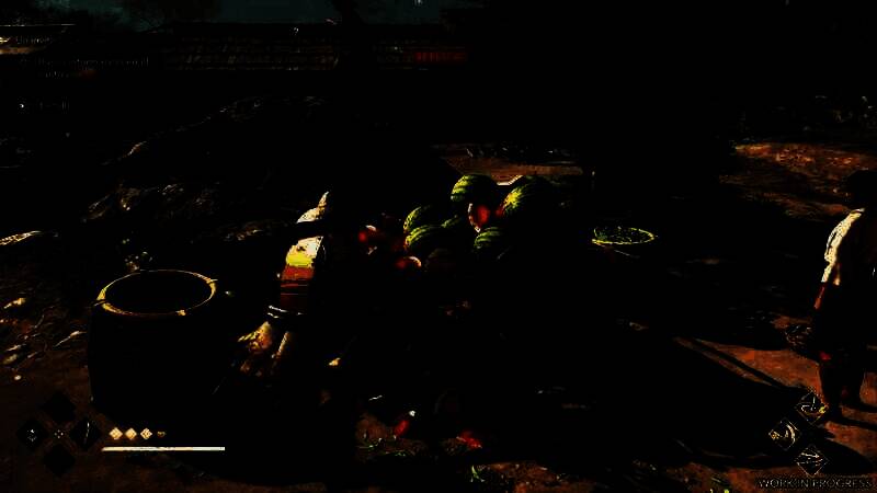 《刺客信条：影》弥助砍西瓜视频截图1