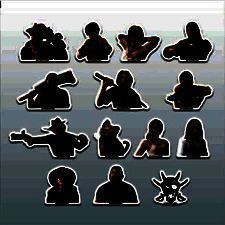 人中之龙系列人物贴纸展示图