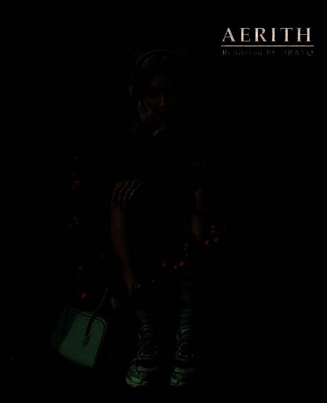 《最终幻想7》蒂法3D图