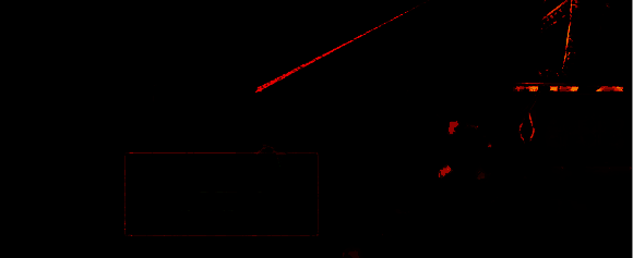 地面上的银白色台子图