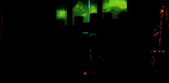 站在台子上用弓箭射击图