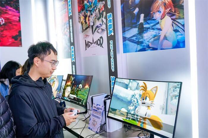 世嘉快闪店现场图片7