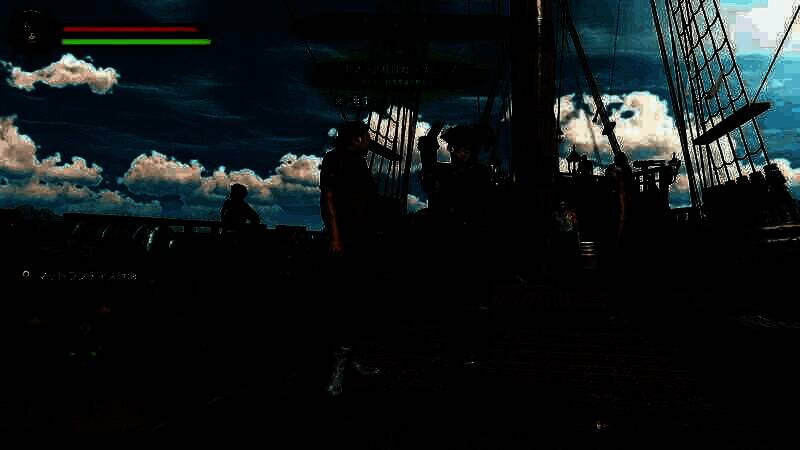 与船员交流画面