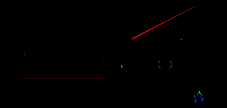 从上方往下绕路的路线图