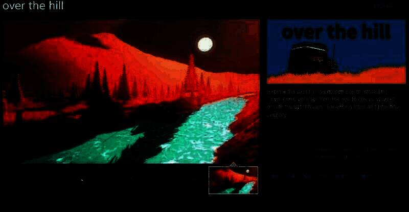 《over the hill》游戏宣传图