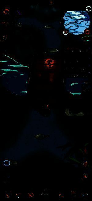 海岛竹林桥的另一角度画面