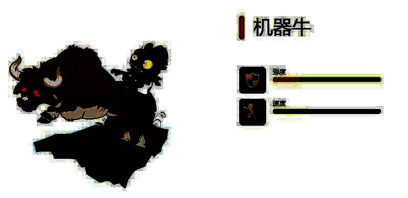 机械牛图片