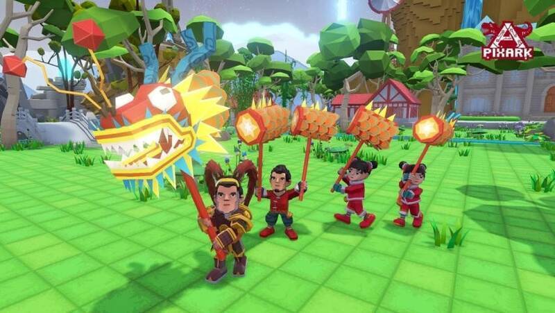 《方块方舟》年兽相关游戏场景