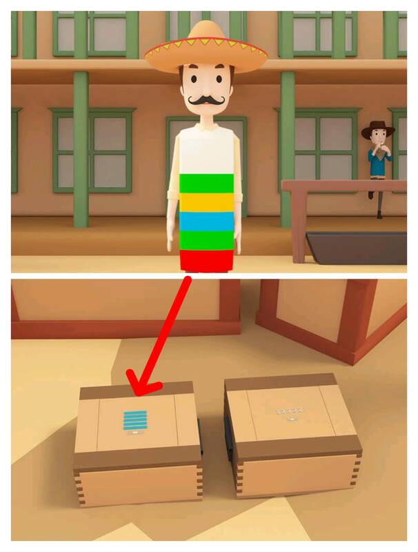 得到手枪的场景图