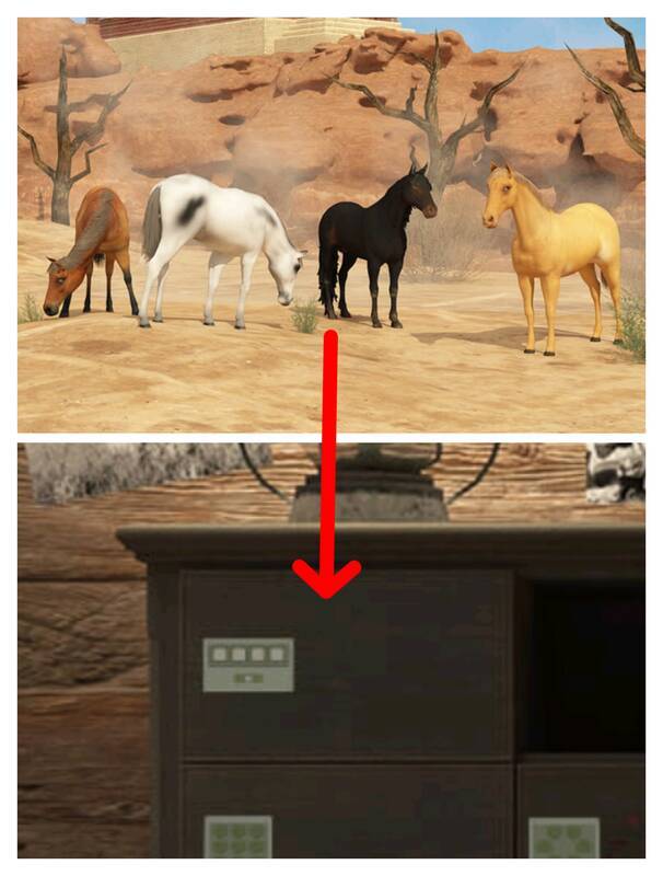 第二个场景四匹马及柜子右上抽屉