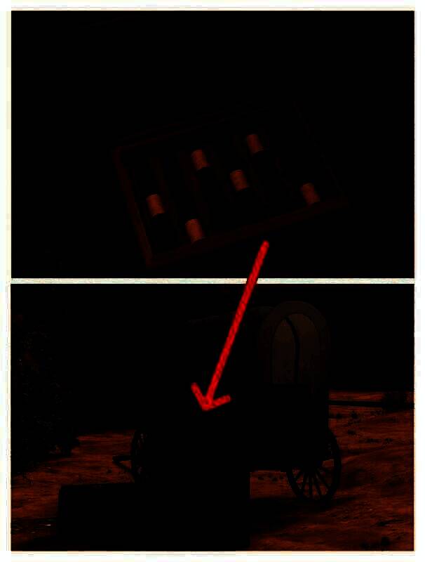 酒馆内红衣服男人及桌上雪茄盒