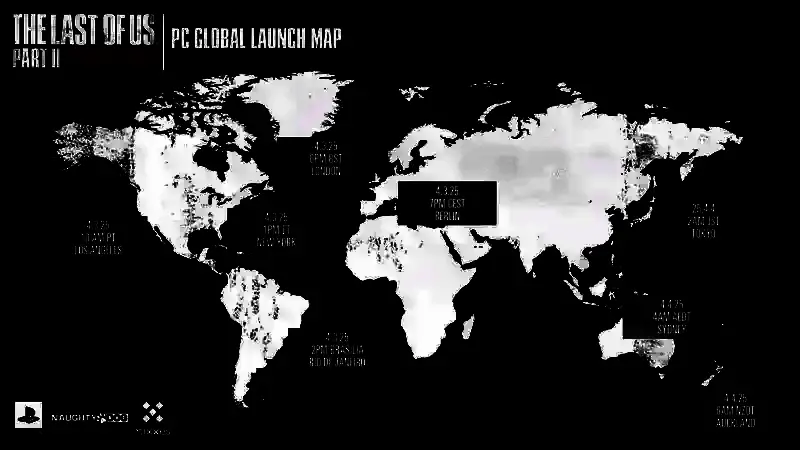 《最后的生还者2》不同时区上线时间图片2